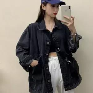 [하프클럽/]청자켓 데님자켓 여성 오버핏 자켓 여자 셔츠 아우터 박시핏
