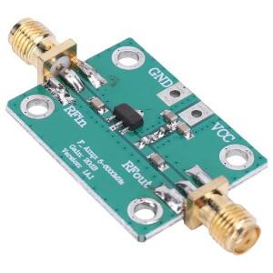LNA 모듈 Vpp=5V HMC580 RF 저잡음 증폭기 DC 3.3-5.5V 1-1000MHz 광대역 단파 FM 라디오용 20dB