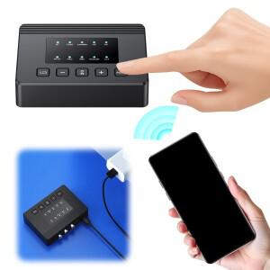 LDAC AptX-HD/AD/LL BT 6.0 HD 오디오 수신기 300mAh Auracast 방송 홈 스테레오 스피커용 어댑터