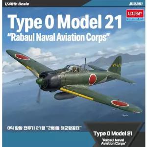 [과학] 1/48 A6M2b 0식 함상 전투기 21형 라바울 해군 항공대 12381
