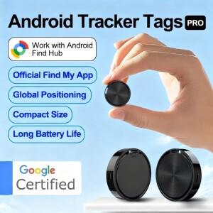안드로이드용 휴대용 GPS 트래커 Find My 앱 에어태그 미니 위치추적기 스마트 키체인 홈 오토메이션 보안