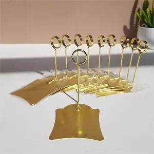 메탈 가격표 진열대 탁상용 클립형 디스플레이 매장 다용도 결혼식 고정식 HWFQ4R6F