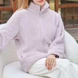 여성 겨울 후리스 집업 소프트 털집업 점퍼 사무실 아우터 4색 KWFLVVSB