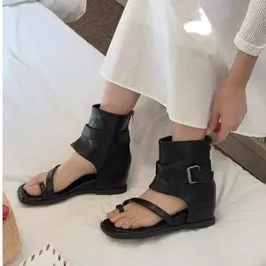 부츠 워커 미들힐 여성구두 부티 힐 발목 신상 로우힐-WFQWDMJ