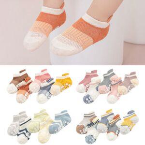 파스텔 라인 매쉬 아동 5종 1세트 양말(XS-XL)204706