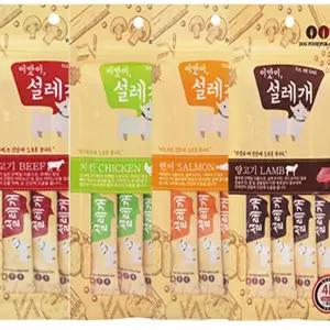 이맛이 설레개 강아지간식 애견간식 짜먹는간식 4PX5개 스틱 져키 60D3B