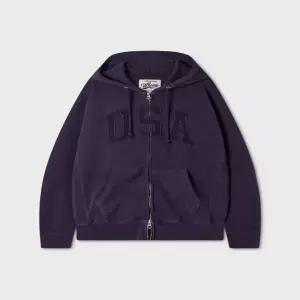 [AK수원점] [후아유] 공용 Vintage Dyed USA Hood Zip-up(Over-fit) WHMZG4991U