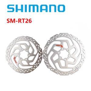 시마노 SM-RT26 브레이크 로터, MTB 산악 자전거용 6 볼트 디스크  부품, 180mm, 160 mm