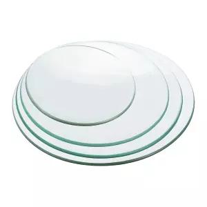 PATIKIL 60/80/90/100mm 직경 시계 유리 1세트 비커 커버 매끄러운 가장자리 실험실용 모서리 깎인 아크