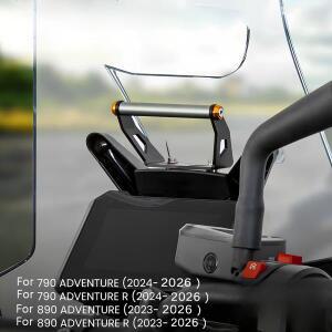 790 890 어드벤처 ADV R 2024 2026용 네비게이션 거치대 브래킷 휴대폰 GPS 바이크 오토바이 핸들바 연장