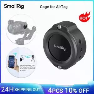 1/4-20 나사형 구멍이 있는 슬롯이 있는 AirTag용 SmallRig 케이지 MD4149를 추적하는 카메라에 AirTag 장