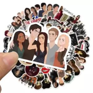 50Pcs 파이어 다이어리 스티커 문구류 노트북 전화 기타 냉장고 워터 컵 스케이트 보드 DIY