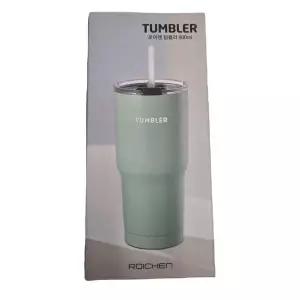 텀블러 600ml 민트 스텐 스포츠 헬스 소풍 빨대 WDD0BB7