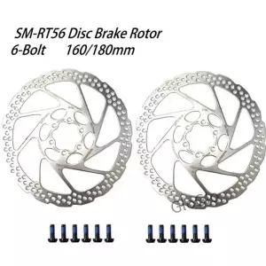RT56 로터 180mm 브레이크 DEORE SM 6 볼트 산악 자전거 액세서리