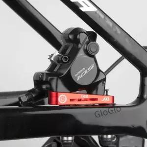 1세트 로드 바이크 자전거 브레이크 어댑터 플랫 마운트 CNC 앞뒤 180mm 로터 볼트 부품
