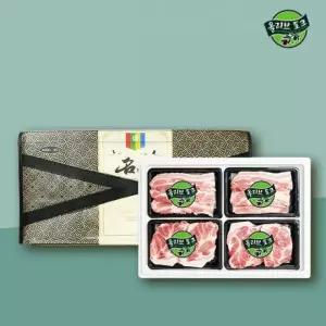 [올리브포크] 한돈 으뜸선물세트 4호 1.6kg (삼겹400 삼겹400 목살400 목살400)