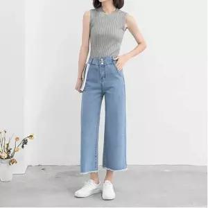S모아 여성 청바지 연청 부츠컷 하이웨스트 스판 데님팬츠