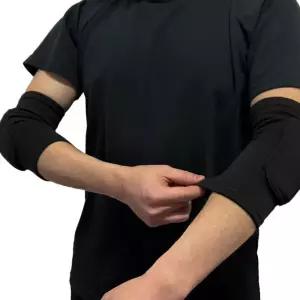 팔꿈치보호대 쿠션 엘보보호 스포츠보호 블랙 2P 장갑 ONE e-96A23
