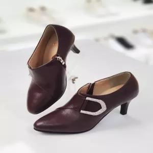 소가죽 후프 부티앵클힐 7cm (M23F05L)
