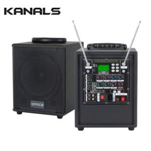 카날스 KANALS EG-180 선거용 충전식 앰프 스피커 선거용 행사용 핸드+핸드 무선마이크 2개 선택가능