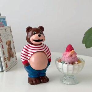 배나오는 저금통 곰돌이 선물 귀여운 동전