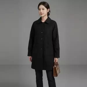모던클래식 헤링본 롱 코트(일반/누빔 선택) C25CCT783