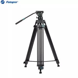 포토프로 Fotopro DV-3A 헤비 듀티 플루이드 헤드 알루미늄 비디오 삼각대 최대하중 8kg (Black)