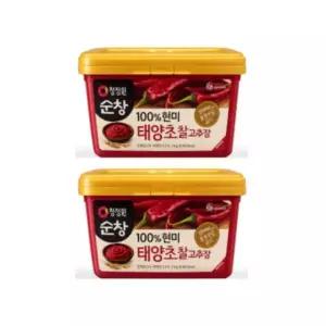 청정원 현미 찰 고추장 2kg x 2개