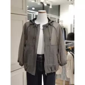 한정수량 메쉬 배색 레터링 점퍼 BKMAE2186 2836180