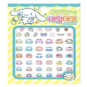 더블희 스티커붙이기 학산문화사 산리오캐릭터즈 시나모롤 네일데코스티커