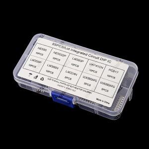 10가지 값 85개 IC LM324 PC817 칩 키트 DIP 직접 삽입 NE555 단일 정밀 타이머
