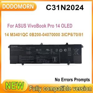 ASUS Vivobook 16X K3605ZC 용 새 C31N2024 노트북 배터리 Asus Pro 14 OLED M3401QC