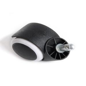 5개/몫 10mm/11mm 2 인치 Circlip/나사 Pu 사무실 의자 캐스터 대형 클래스 범용 휠 침묵