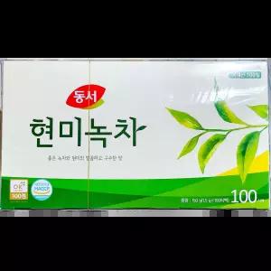 현미녹차 (동서식품 1.5g x100T 150g) 회의중음료 감칠맛 부드러운맛