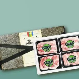 [올리브포크] 한돈 으뜸선물세트 2호 1.2kg (삼겹300 삼겹300 목살300 항정살300)