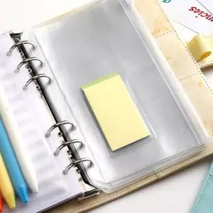 6공바인더 다이어리 지퍼백 속지 꾸미기 pvc A6