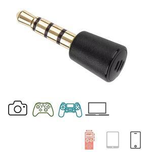 고품질 마이크 3.5mm 오디오 금속 플러그 휴대용 녹음 게임 패드 PS4 노트북 휴대폰 용 라이브 방송