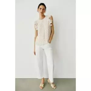 ZARA JEANS Z1975 STRAIGHT 하이웨이스트 - 화이트 1934/041/250