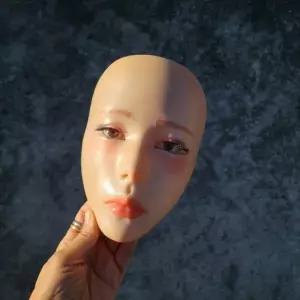 덧가면 메이크업 미용사 실기 시험 속눈썹 마네킹 실리콘 반영구 연습용