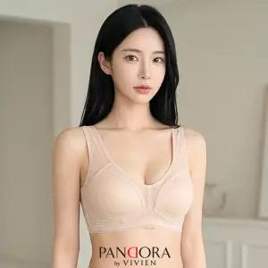 판도라by비비안 여성 인견 노와이어 브라 A B 컵 쿨 냉감 몰드 풀 브래지어 탑 런닝형 빅사이즈 PBR7166