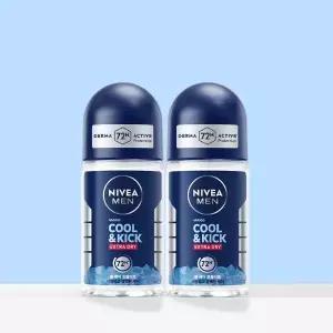 니베아 맨 데오드란트 롤온 쿨 앤 킥 50ml X 2개