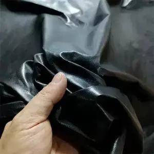 0.2/0.35mm 블랙 슈퍼 얇은 양가죽 첫 번째 레이어 가죽 원단 스커트용 수제 DIY