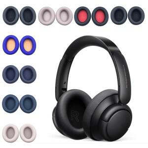 Anker Soundcore Life Q10 Q30 Q35 헤드셋 헤드폰 가죽 귀마개 이어 커버 컵용 교체 용 패드 쿠션 1쌍