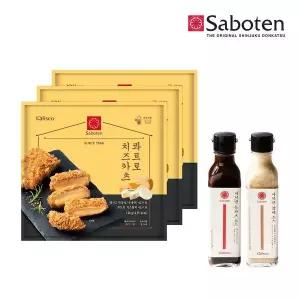 사보텐 콰트로치즈돈카츠 3봉+소스2개(돈카츠,참깨)