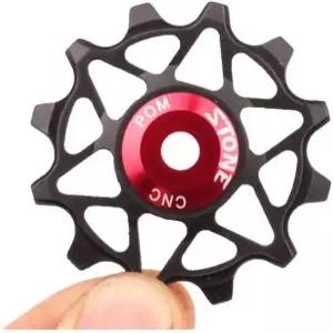 스톤 바이크 리어 딜라이어 풀리 POM NSK 베어링 10T 12T 14T 16T MTB 로드 좁은 넓은 이빨 휠 롤러 중공