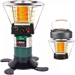 핫데블 휴대용 프로판 히터 360 복사 실외 보호 시스템 펄스 점화 정원 파티오 및 주거용 외부 가스 실린더