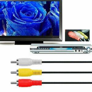 HDMI to RCA 케이블 1080P 5피트 비디오 오디오 AV 커넥터 어댑터 단방향 전송기 TV HDTV DVD용