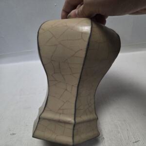 명대 빙열 관요 청자 육각 화병 높이23cm 무게1.3kg단초마을 골동품/수집품/도자기