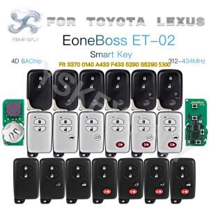 렉서스 IS250 IS300C 토요타 하이랜더 캠리 코롤라 RAV4 랜드크루저 EoneBoss ET-02 스마트키 4D 8A 블루투