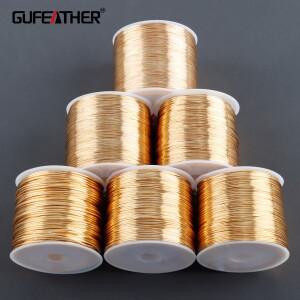 GUFEATHER M997  보석 액세서리  구리 와이어  18k 금 도금  결코 퇴색하지 않음  발견  매력  만들기  한